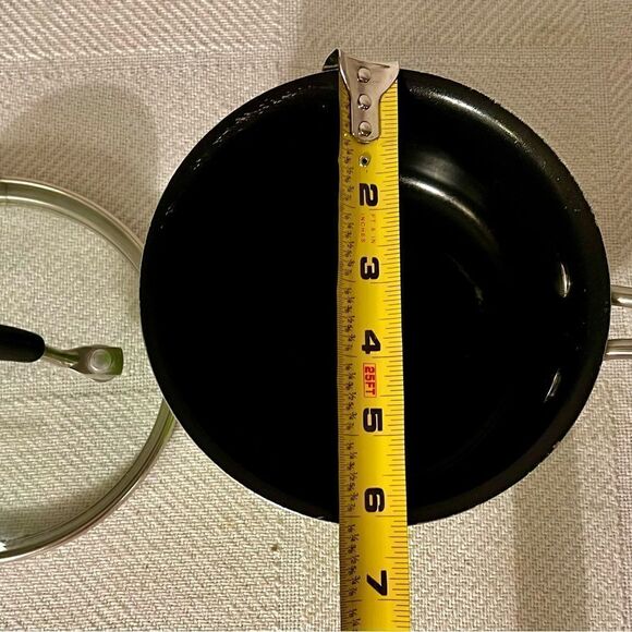 Green Cuisinart 1qt Stainless Steel Saucepan w Cover Lid #M5519-14AG Clean Retro - Picture 7 of 11